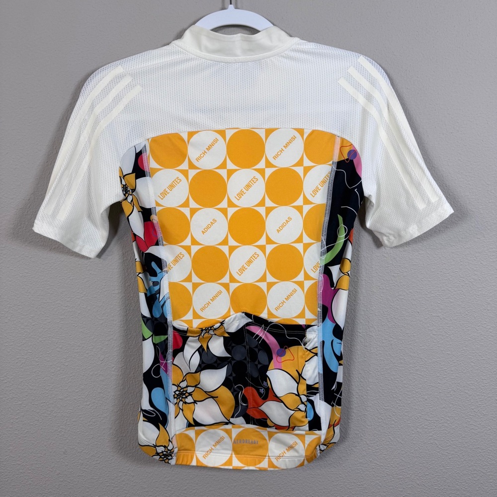Adidas Rich Mnisi Pride Collection Cycling Jersey Love Unites Full Zip Men's S - Picture 3 of 6